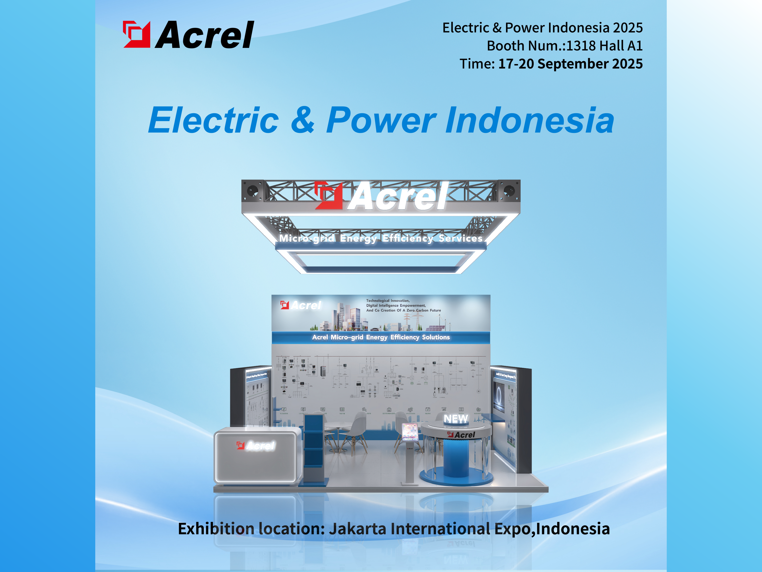 Acrel จัดแสดงโซลูชั่นการจัดการพลังงานขั้นสูงที่ Electric & Power Indonesia 2025